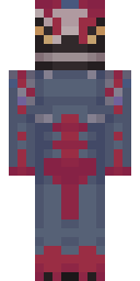Crimson Knight Armor Minecraft skin