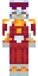 Golden Kitsune Kimono Minecraft skin