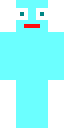 Cyan Blob Buddy Minecraft skin