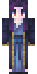 Mystic Purple Mage Minecraft skin
