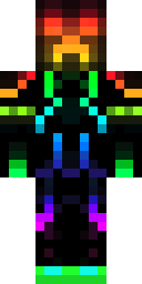 Neon Circuit Ranger Minecraft skin