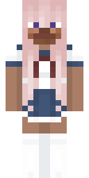 Pink Bow Sweetheart Minecraft skin
