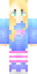 Blonde Winter Cutie Minecraft skin