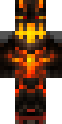 Molten Ember Demon Minecraft skin