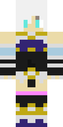 Golden Crown Priestess Minecraft skin