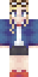 Blonde Casual Girl Minecraft skin