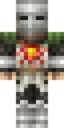 Silver Plague Knight Minecraft skin