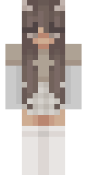 Gray Wolf Spirit Minecraft skin