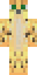 Golden Fox Spirit Minecraft skin