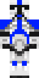 Blue Clone Trooper Minecraft skin