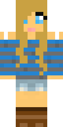 Golden Egyptian Priestess Minecraft skin