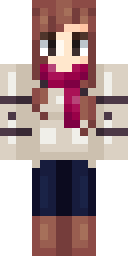 Cozy Scarf Sweetheart Minecraft skin