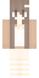 Brown Bob Girl Minecraft skin