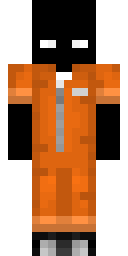Orange Prison Shadow Minecraft skin