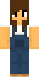 Denim Overall Girl Minecraft skin