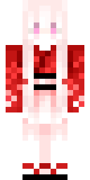 Pink Devil Girl Minecraft skin