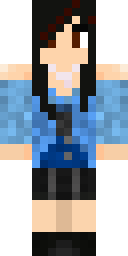 Blue Jacket Schoolgirl Minecraft skin