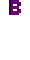 Purple Letter Ghost Minecraft skin