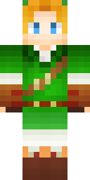 Emerald Elf Ranger Minecraft skin