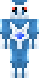 Icy Wolf Guardian Minecraft skin