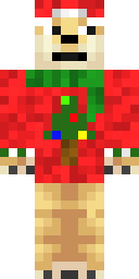 Festive Santa Elf Minecraft skin