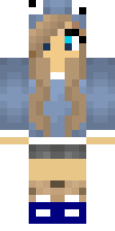 Brown Braided Girl Minecraft skin