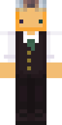 Fox Waiter Suit Minecraft skin