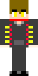 Crimson Punk Rocker Minecraft skin