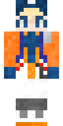 Orange Space Ranger Minecraft skin