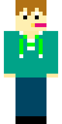 Green Hoodie Boy Minecraft skin