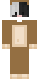Brown Bear Onesie Minecraft skin