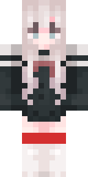 Pale Ghost Maiden Minecraft skin