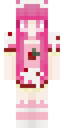 Pink Sakura Maiden Minecraft skin