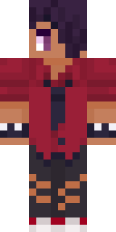 Maroon Jacket Slacker Minecraft skin