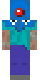 Frost Diamond Warrior Minecraft skin