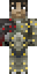 Golden Plate Knight Minecraft skin