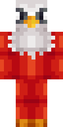 Crimson Eagle Spirit Minecraft skin