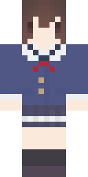 Schoolgirl Navy Minecraft skin