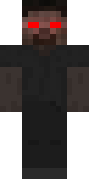 Red Eyed Shadow Man Minecraft skin