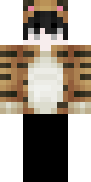 Striped Bengal Tiger Minecraft skin