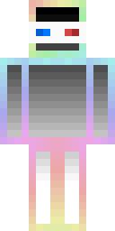 Chrome Block Robot Minecraft skin