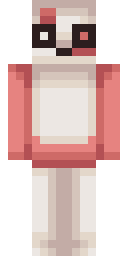 Pink Panda Cuddler Minecraft skin