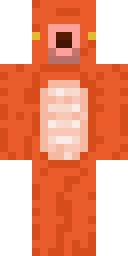 Orange Fox Onesie Minecraft skin