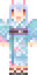 Floral Kimono Maiden Minecraft skin
