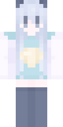Frost Spirit Maiden Minecraft skin