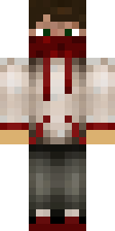 Crimson Scarf Rebel Minecraft skin