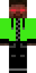 Neon Green Hoodie Minecraft skin