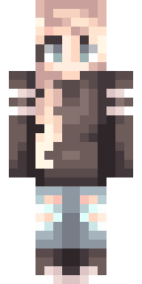 Pale Bandaged Survivor Minecraft skin