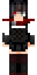 Crimson Vampire Maid Minecraft skin