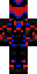 Crimson Circuit Armor Minecraft skin